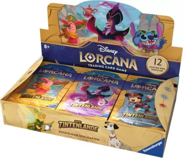 Ravensburger Disney Lorcana Die Tintenlande - Display mit 24 Booster Packs (Deutsch)