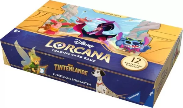 Ravensburger Disney Lorcana Die Tintenlande - Display mit 24 Booster Packs (Deutsch)
